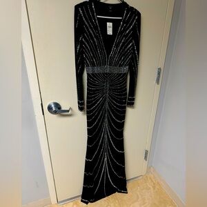 Jennie Formal Rhinestone Long Dress